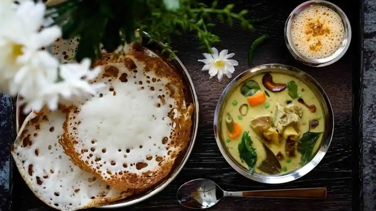 mutton stew with appam